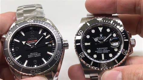 omega seamaster planet ocean 42mm vs rolex submariner